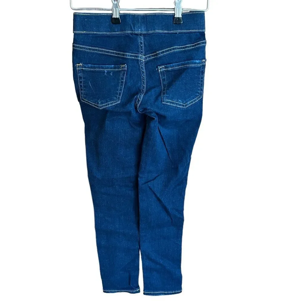 ‎Cat & Jack dark wash jeggings girl’s size 8